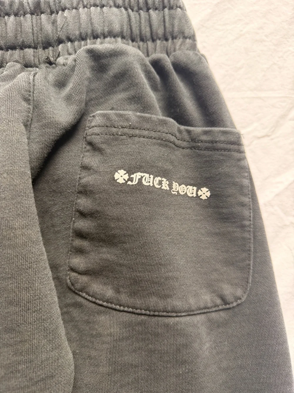 Chrome Hearts Black Cross Print Sweatpants - Picture 8 of 10